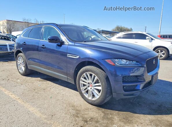 SADCK2BV7HA078345 2017 JAGUAR F-PACE Blue Delantero derecho