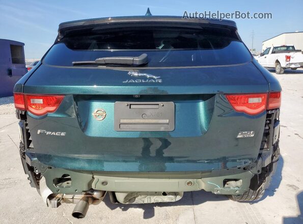 SADCK2FX0JA275570 2018 JAGUAR F-PACE Green Widok z tyłu