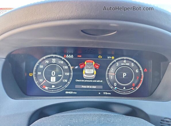 SADCK2FX5KA355383 2019 JAGUAR F-PACE Черный Вид щитка приборов