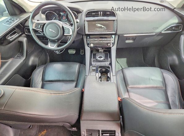 SADCK2GX1KA609136 2019 JAGUAR F-PACE White Widok deski rozdzielczej