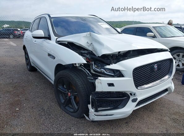 SADCL2FX0KA392306 2019 JAGUAR F-PACE Белый Вид спереди