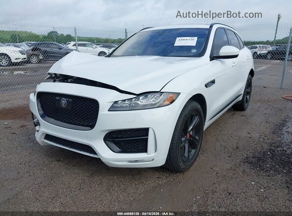 SADCL2FX0KA392306 2019 JAGUAR F-PACE Белый Передняя левая четверть