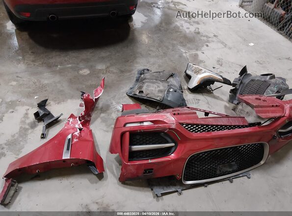 SADCL2GX4KA353538 2019 JAGUAR F-PACE Red Instrument cluster view