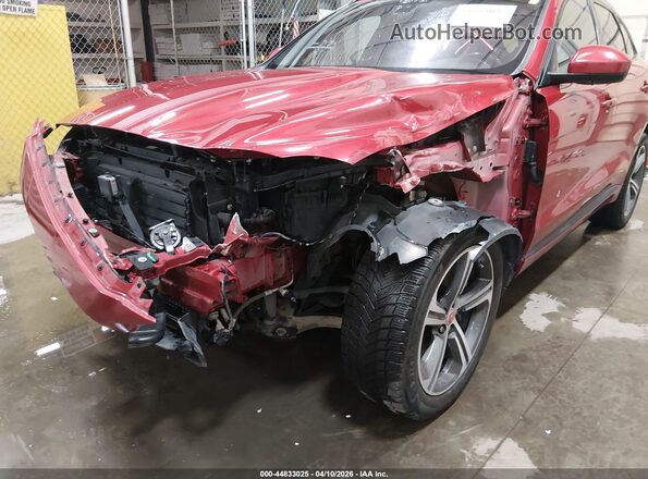 SADCL2GX4KA353538 2019 JAGUAR F-PACE Red Front view