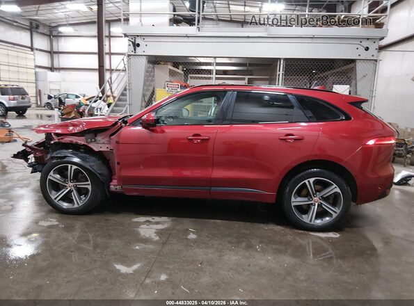 SADCL2GX4KA353538 2019 JAGUAR F-PACE Red 