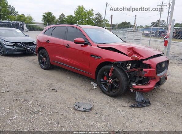 SADCM2BV4HA097364 2017 JAGUAR F-PACE Красный Передняя правая четверть