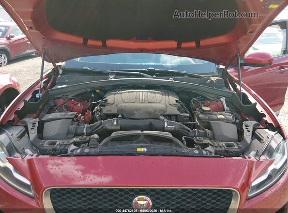 SADCM2FV9JA237568 2018 JAGUAR F-PACE Красный Вид сзади