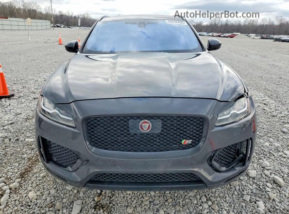 SADCM2FV9LA645166 2020 JAGUAR F-PACE Gray Widok z przodu