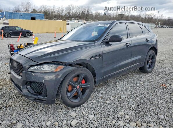 SADCM2FV9LA645166 2020 JAGUAR F-PACE Gray Przód lewy