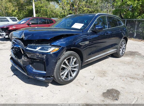 SADCT2EX0RA732288 2024 JAGUAR F-PACE Navy Front left
