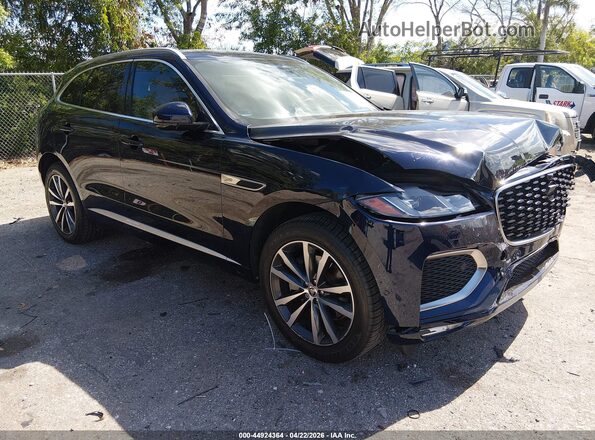 SADCT2EX0RA732288 2024 JAGUAR F-PACE Navy Front right
