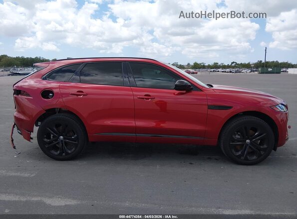 SADCT2EX3RA723360 2024 JAGUAR F-PACE Red Vista interior de 360 grados