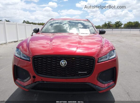 SADCT2EX3RA723360 2024 JAGUAR F-PACE Red Vista interior trasera