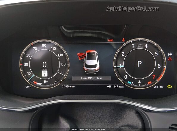 SADCT2EX3RA723360 2024 JAGUAR F-PACE Red Vista de los asientos traseros