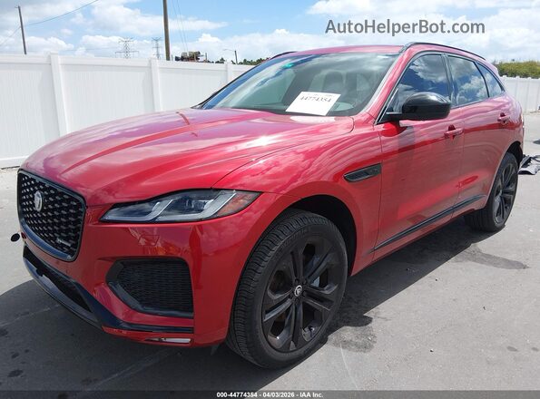 SADCT2EX3RA723360 2024 JAGUAR F-PACE Red Vista tres cuartos delantera izquierda