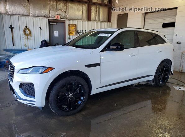 SADCT2EX4RA720046 2024 JAGUAR F-PACE White Vista tres cuartos delantera izquierda