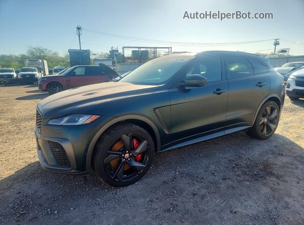 SADCZ2EE0NA696240 2022 JAGUAR F-PACE Green Front left