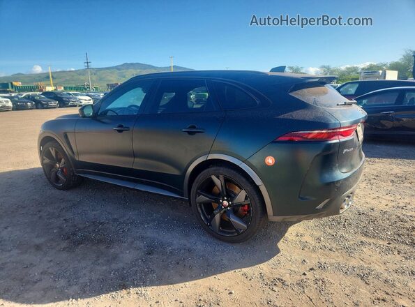 SADCZ2EE0NA696240 2022 JAGUAR F-PACE Green Rear left