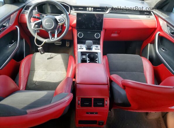 SADCZ2EE0NA696240 2022 JAGUAR F-PACE Green Dashboard view