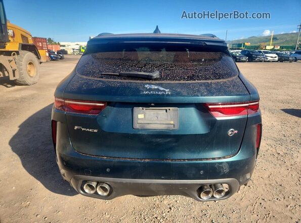 SADCZ2EE0NA696240 2022 JAGUAR F-PACE Green Rear view
