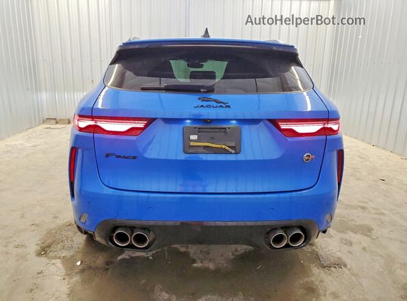SADCZ2EE3PA704785 2023 JAGUAR F-PACE Blue Հետևի տեսք