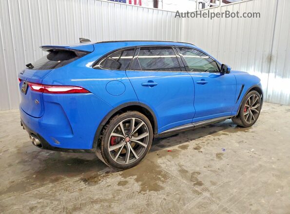 SADCZ2EE3PA704785 2023 JAGUAR F-PACE Blue Հետևի աջ