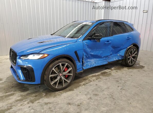 SADCZ2EE3PA704785 2023 JAGUAR F-PACE Blue Սալոնի 360 աստիճան տեսք