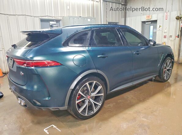 SADCZ2EEXMA671912 2021 JAGUAR F-PACE Green Trasero derecho