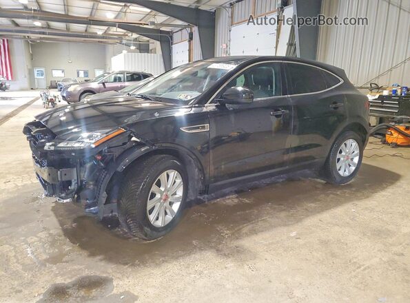 SADFJ2FX3J1Z06571 2018 JAGUAR E-PACE Черный Передняя левая четверть