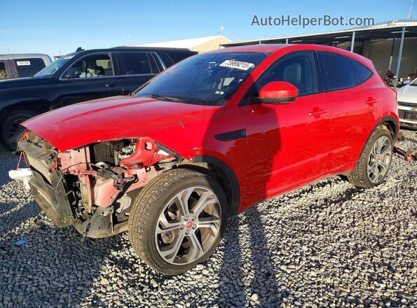 SADFL2FX4J1Z03494 2018 JAGUAR E-PACE Red Przód lewy