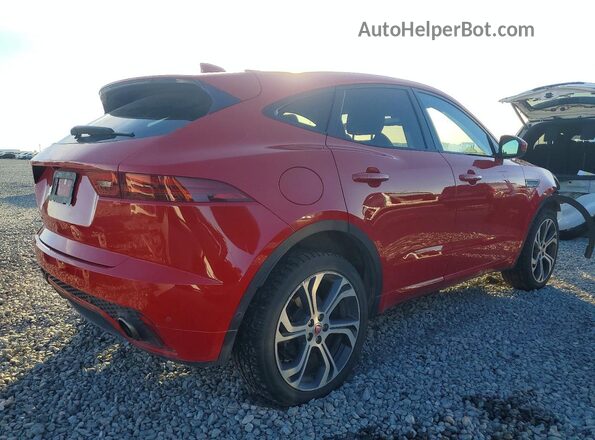 SADFL2FX4J1Z03494 2018 JAGUAR E-PACE Red Tył prawy