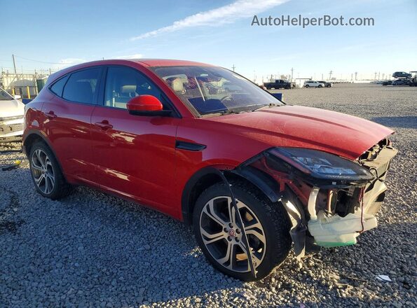 SADFL2FX4J1Z03494 2018 JAGUAR E-PACE Red Przód prawy