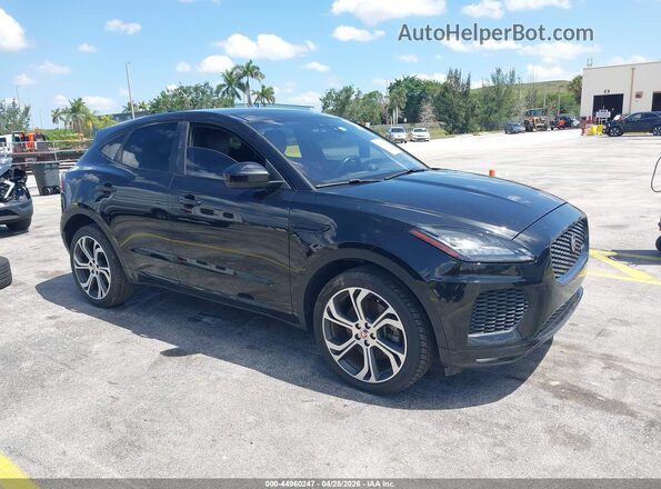 SADFL2FX5J1Z01544 2018 JAGUAR E-PACE Черный Передняя правая четверть