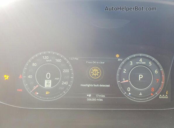 SADFP2FX7L1013353 2020 JAGUAR E-PACE Silver Вид щитка приладів