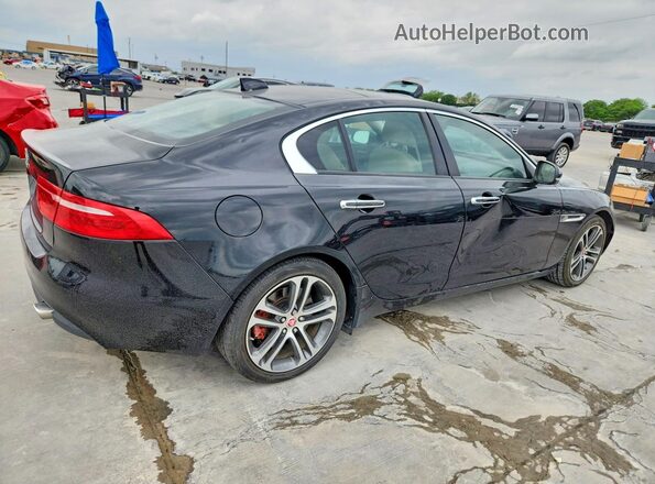 SAJAD4BV4HCP10345 2017 JAGUAR XF Black Задня права чверть