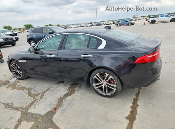 SAJAD4BV4HCP10345 2017 JAGUAR XF Black Задня ліва чверть