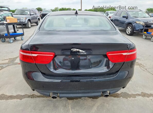 SAJAD4BV4HCP10345 2017 JAGUAR XF Black Вид ззаду