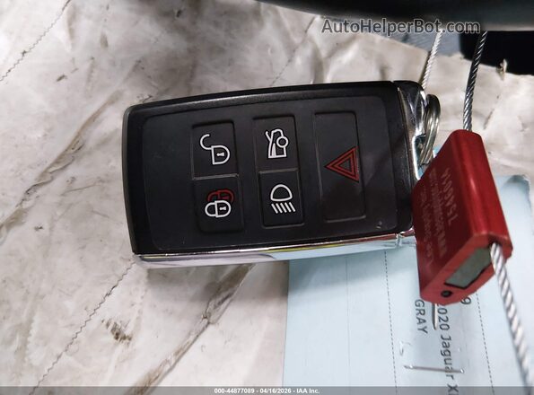 SAJAE4FX5LCP56591 2020 JAGUAR XF Серый Вид панели приборов