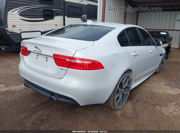 SAJAF4EV1JCP24697 2018 JAGUAR XF Белый Задняя правая четверть