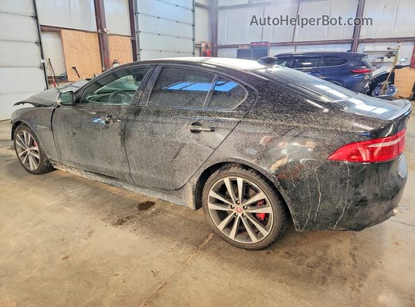 SAJAM4FV7JCP17161 2018 JAGUAR XF Black Հետևի ձախ