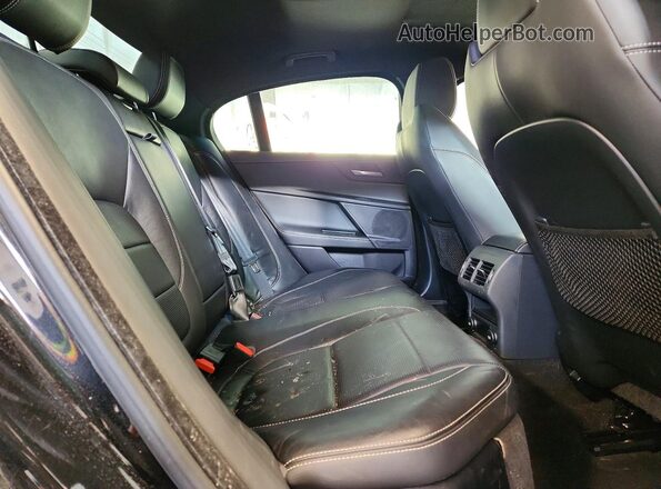 SAJAM4FV7JCP17161 2018 JAGUAR XF Black Հետևի նստատեղերի տեսք