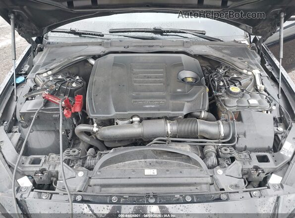 SAJAR4FX0KCP45856 2019 JAGUAR XF Черный Вид сзади
