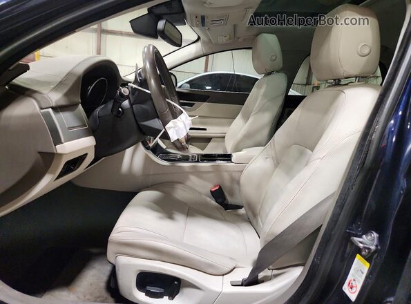 SAJBD4BV6HCY42494 2017 JAGUAR XF Blue Front interior view