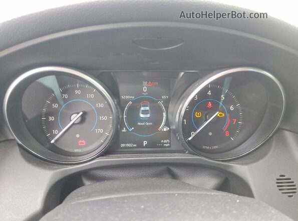 SAJBF4BV3GCY03015 2016 JAGUAR XF Черный Вид щитка приборов