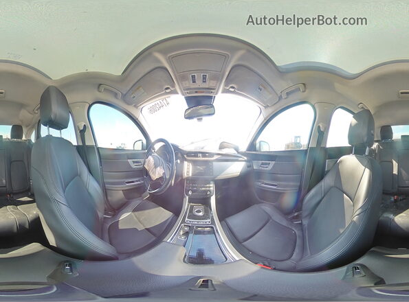 SAJBJ4BV5HCY37389 2017 JAGUAR XF Серебряный Панорамный вид салона 360°