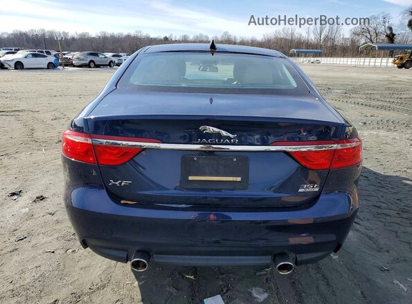SAJBJ4BV7GCY17546 2016 JAGUAR XF Синий Вид сзади