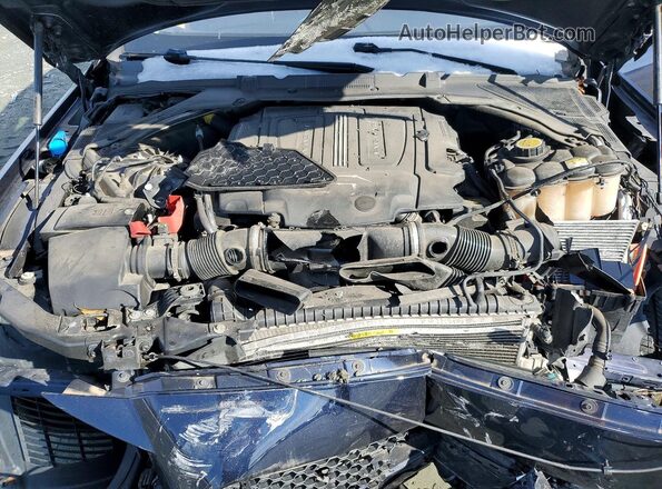 SAJBJ4BV7GCY17546 2016 JAGUAR XF Синий Вид задней части салона