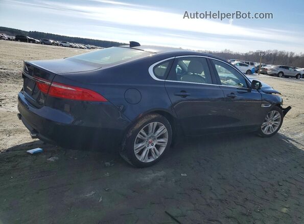SAJBJ4BV7GCY17546 2016 JAGUAR XF Синий Задняя правая четверть