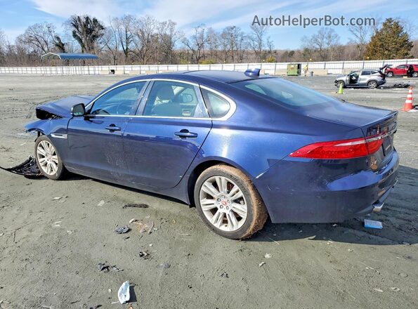 SAJBJ4BV7GCY17546 2016 JAGUAR XF Синий Задняя левая четверть