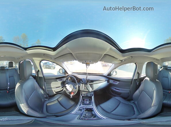 SAJBS4FX6JCY70206 2018 JAGUAR XF Белый Панорамный вид салона 360°